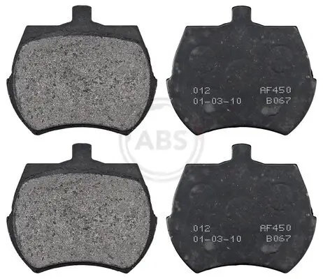 Bremsbelagsatz, Scheibenbremse Vorderachse A.B.S. 36011 Bild Bremsbelagsatz, Scheibenbremse Vorderachse A.B.S. 36011