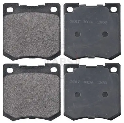 Bremsbelagsatz, Scheibenbremse Vorderachse A.B.S. 36017 Bild Bremsbelagsatz, Scheibenbremse Vorderachse A.B.S. 36017