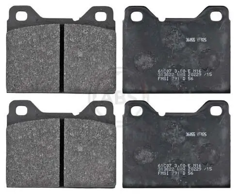 Bremsbelagsatz, Scheibenbremse A.B.S. 36055