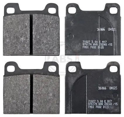 Bremsbelagsatz, Scheibenbremse A.B.S. 36066 Bild Bremsbelagsatz, Scheibenbremse A.B.S. 36066