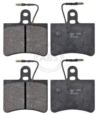 Bremsbelagsatz, Scheibenbremse A.B.S. 36069