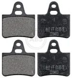 Bremsbelagsatz, Scheibenbremse Hinterachse A.B.S. 36070