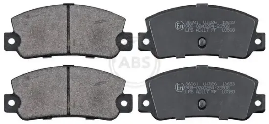 Bremsbelagsatz, Scheibenbremse Hinterachse A.B.S. 36081 Bild Bremsbelagsatz, Scheibenbremse Hinterachse A.B.S. 36081