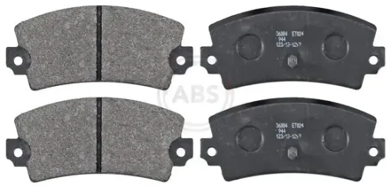 Bremsbelagsatz, Scheibenbremse Hinterachse A.B.S. 36084 Bild Bremsbelagsatz, Scheibenbremse Hinterachse A.B.S. 36084