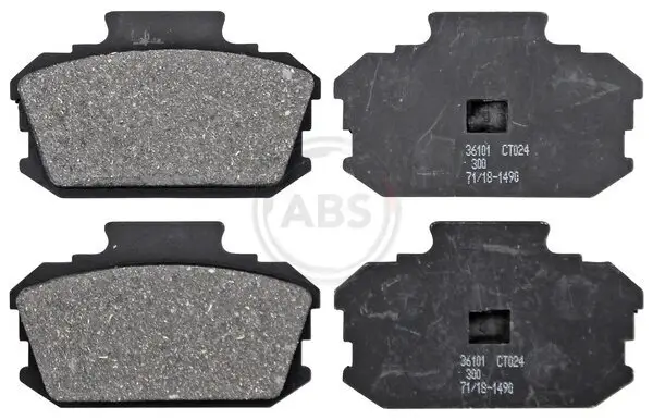 Bremsbelagsatz, Scheibenbremse Vorderachse A.B.S. 36101
