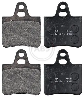 Bremsbelagsatz, Scheibenbremse Hinterachse A.B.S. 36129 Bild Bremsbelagsatz, Scheibenbremse Hinterachse A.B.S. 36129
