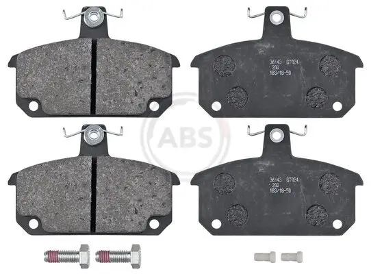 Bremsbelagsatz, Scheibenbremse Vorderachse A.B.S. 36143 Bild Bremsbelagsatz, Scheibenbremse Vorderachse A.B.S. 36143