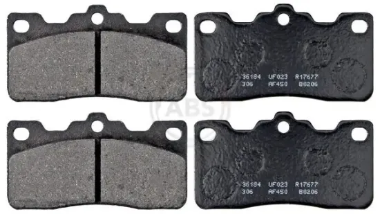 Bremsbelagsatz, Scheibenbremse Hinterachse A.B.S. 36184 Bild Bremsbelagsatz, Scheibenbremse Hinterachse A.B.S. 36184