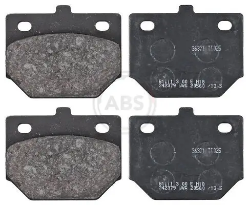 Bremsbelagsatz, Scheibenbremse Vorderachse A.B.S. 36371 Bild Bremsbelagsatz, Scheibenbremse Vorderachse A.B.S. 36371
