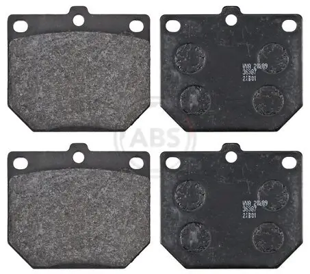 Bremsbelagsatz, Scheibenbremse Vorderachse A.B.S. 36387 Bild Bremsbelagsatz, Scheibenbremse Vorderachse A.B.S. 36387