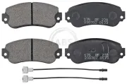 Bremsbelagsatz, Scheibenbremse Vorderachse A.B.S. 36749