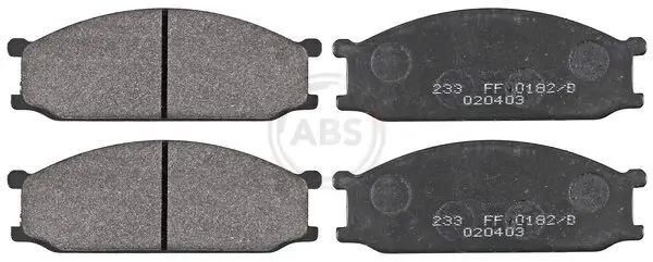 Bremsbelagsatz, Scheibenbremse Vorderachse A.B.S. 36454