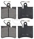 Bremsbelagsatz, Scheibenbremse Vorderachse A.B.S. 36464