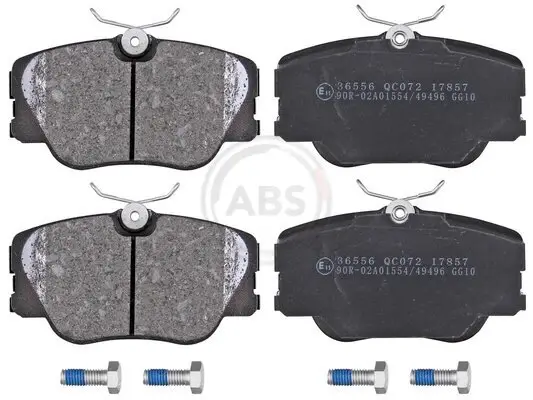 Bremsbelagsatz, Scheibenbremse Vorderachse A.B.S. 36556 Bild Bremsbelagsatz, Scheibenbremse Vorderachse A.B.S. 36556