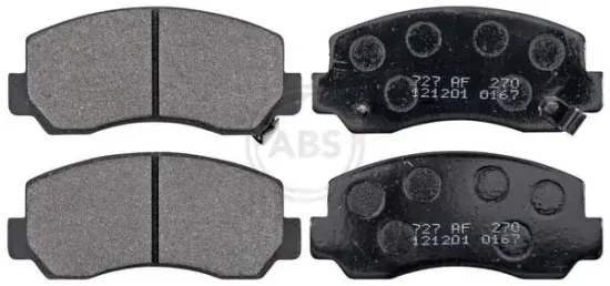 Bremsbelagsatz, Scheibenbremse Vorderachse A.B.S. 36587 Bild Bremsbelagsatz, Scheibenbremse Vorderachse A.B.S. 36587