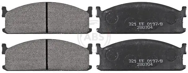 Bremsbelagsatz, Scheibenbremse Vorderachse A.B.S. 36593