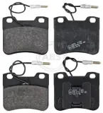 Bremsbelagsatz, Scheibenbremse Vorderachse A.B.S. 36598