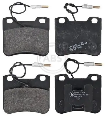 Bremsbelagsatz, Scheibenbremse Vorderachse A.B.S. 36598 Bild Bremsbelagsatz, Scheibenbremse Vorderachse A.B.S. 36598