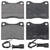 Bremsbelagsatz, Scheibenbremse Vorderachse A.B.S. 36634