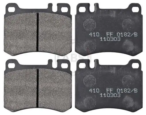 Bremsbelagsatz, Scheibenbremse Vorderachse A.B.S. 36640