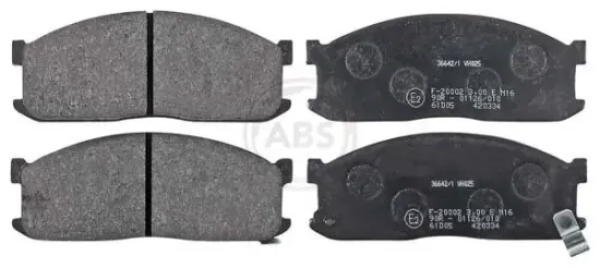 Bremsbelagsatz, Scheibenbremse Vorderachse A.B.S. 36642/1 Bild Bremsbelagsatz, Scheibenbremse Vorderachse A.B.S. 36642/1