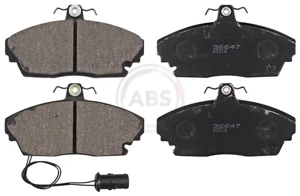 Bremsbelagsatz, Scheibenbremse Vorderachse A.B.S. 36647