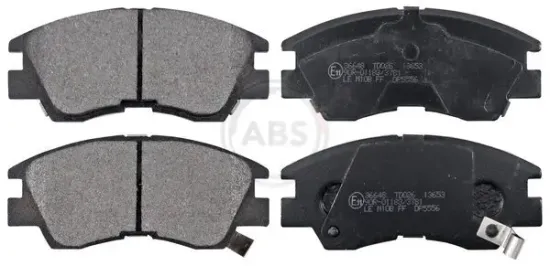 Bremsbelagsatz, Scheibenbremse Vorderachse A.B.S. 36648 Bild Bremsbelagsatz, Scheibenbremse Vorderachse A.B.S. 36648