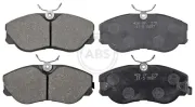 Bremsbelagsatz, Scheibenbremse Hinterachse A.B.S. 36950