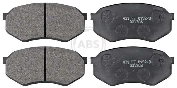 Bremsbelagsatz, Scheibenbremse Vorderachse A.B.S. 36680