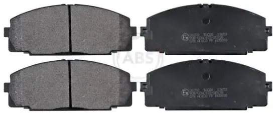Bremsbelagsatz, Scheibenbremse Vorderachse A.B.S. 36702 Bild Bremsbelagsatz, Scheibenbremse Vorderachse A.B.S. 36702