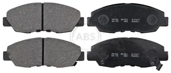 Bremsbelagsatz, Scheibenbremse Vorderachse A.B.S. 36722 Bild Bremsbelagsatz, Scheibenbremse Vorderachse A.B.S. 36722