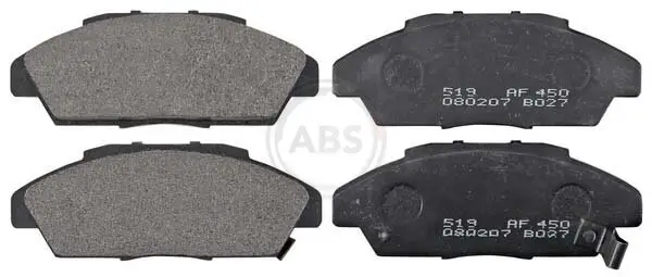 Bremsbelagsatz, Scheibenbremse Vorderachse A.B.S. 36730