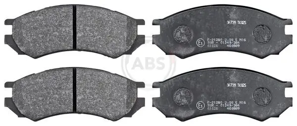 Bremsbelagsatz, Scheibenbremse Vorderachse A.B.S. 36739