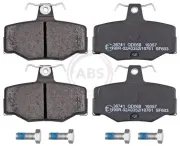 Bremsbelagsatz, Scheibenbremse Hinterachse A.B.S. 36741