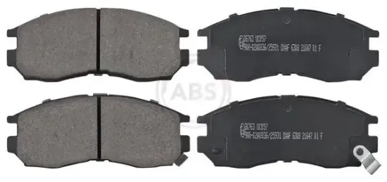 Bremsbelagsatz, Scheibenbremse Vorderachse A.B.S. 36763 Bild Bremsbelagsatz, Scheibenbremse Vorderachse A.B.S. 36763