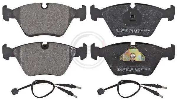 Bremsbelagsatz, Scheibenbremse Vorderachse A.B.S. 36774