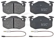 Bremsbelagsatz, Scheibenbremse Hinterachse A.B.S. 36802