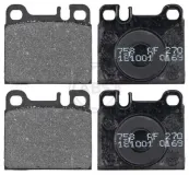 Bremsbelagsatz, Scheibenbremse Hinterachse A.B.S. 36810