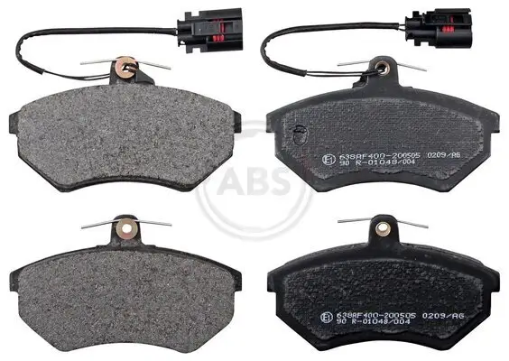 Bremsbelagsatz, Scheibenbremse Vorderachse A.B.S. 36811