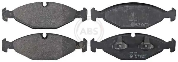 Bremsbelagsatz, Scheibenbremse Vorderachse A.B.S. 36812