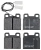 Bremsbelagsatz, Scheibenbremse Hinterachse A.B.S. 36821
