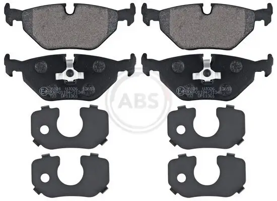 Bremsbelagsatz, Scheibenbremse Hinterachse A.B.S. 36824 Bild Bremsbelagsatz, Scheibenbremse Hinterachse A.B.S. 36824