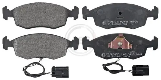 Bremsbelagsatz, Scheibenbremse Vorderachse A.B.S. 36846 Bild Bremsbelagsatz, Scheibenbremse Vorderachse A.B.S. 36846