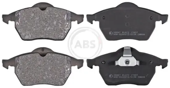 Bremsbelagsatz, Scheibenbremse Vorderachse A.B.S. 36897 Bild Bremsbelagsatz, Scheibenbremse Vorderachse A.B.S. 36897