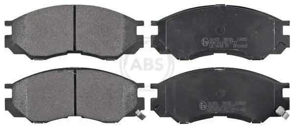 Bremsbelagsatz, Scheibenbremse Vorderachse A.B.S. 36925