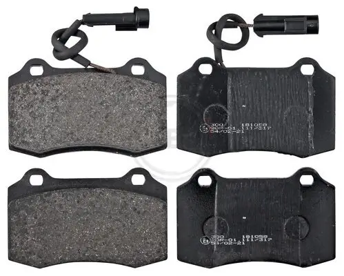 Bremsbelagsatz, Scheibenbremse Vorderachse A.B.S. 36946 Bild Bremsbelagsatz, Scheibenbremse Vorderachse A.B.S. 36946