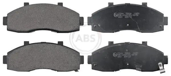 Bremsbelagsatz, Scheibenbremse Vorderachse A.B.S. 37044