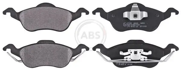 Bremsbelagsatz, Scheibenbremse Vorderachse A.B.S. 37100