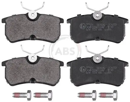 Bremsbelagsatz, Scheibenbremse Hinterachse A.B.S. 37101