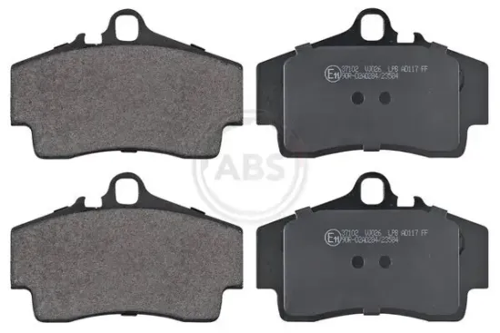 Bremsbelagsatz, Scheibenbremse Hinterachse A.B.S. 37102 Bild Bremsbelagsatz, Scheibenbremse Hinterachse A.B.S. 37102